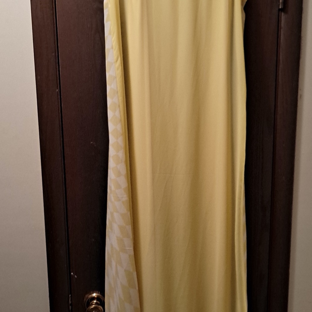 Roberto Cavalli Yellow Print Embellished Maxi, NWT 3 in One Dress - Picture 9 of 10